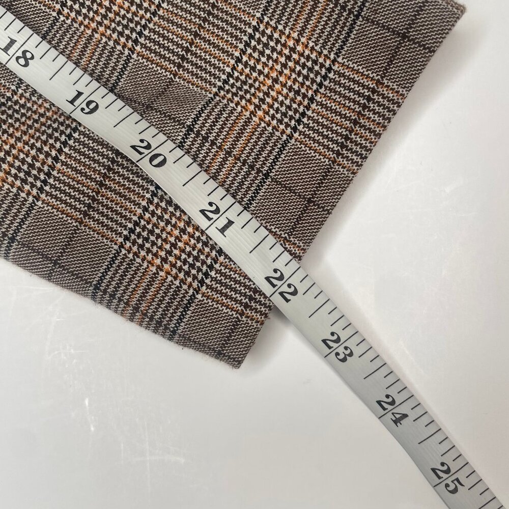 cupcakes and cashmere Plaid Drape Front Trench Coat XS - Picture 15 of 16